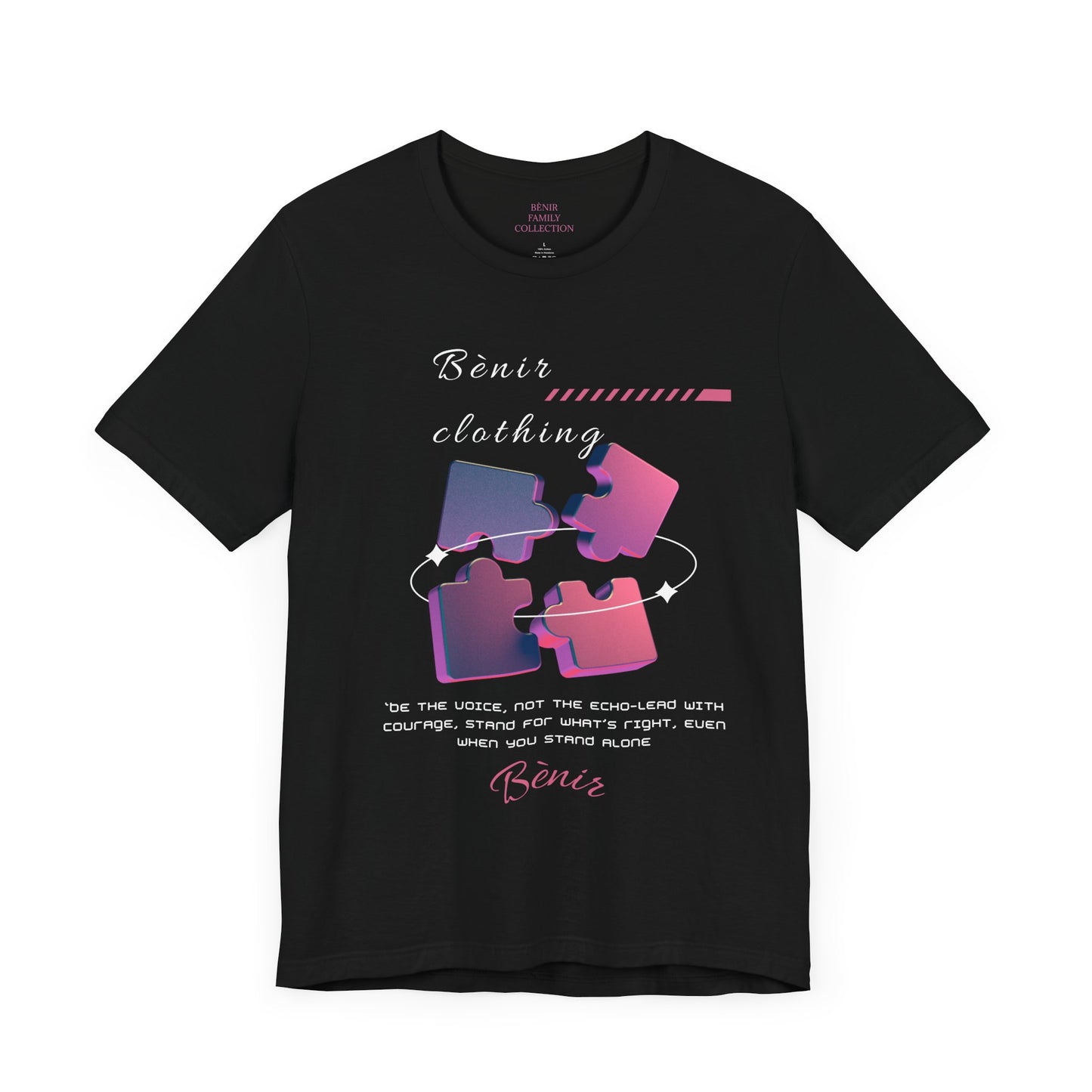 Puzzle Piece Unisex Jersey Tee - Mindful Design for All